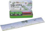 NPW Finger Printing Art Set in Tin - Dinosaurs - Arts and Crafts Kit