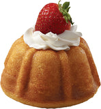 Wilton Nonstick Mini Fluted Tube Pan 6-Cavity Mini Bundt Cake Mold Bakeware