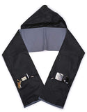 The RainScarf - Reversible Scarf with Waterproof Hood and 2 Pockets
