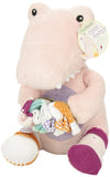 Baby Aspen Croc in Socks Plush Toy and Baby Socks Gift Set, Pink