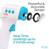 MOBI Non-Contact Instant Read Digital Infrared Forehead Thermometer for Adults and Kids