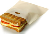 (9 pack) RL Treats Non Stick Reusable Toaster Bags Toaster Sleeves for Sandwich and Grilling