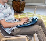 Honey-Can-Do Portable Laptop Lap Desk with Handle, Indigo Blue, 23" x 16" x 2.5"