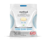 Method Laundry Detergent Packs, Free + Clear, 42 Count