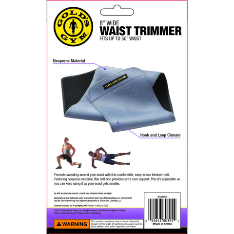 Gold's Gym Adjustable Waist 8 Trimmer Belt - Size Fits up to 50 inch –  DealJock