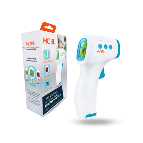 MOBI Non-Contact Instant Read Digital Infrared Forehead Thermometer for Adults and Kids