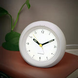 Kikkerland Relaxation Sleep Clock with Pulsing Night Light Promotes Focused Relaxation, Rechargeable Alarm Clock