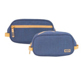 Chums Weekender Medium Dopp Kit, Toiletry Travel Bag, Navy Blue