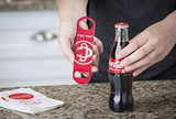 Tablecraft Coca-Cola Classic Logo Flat Bottle Opener, Red