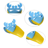 (2 Pack) Water Faucet Sink Handle Extender for Children, Blue & Yellow Crab