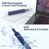 Ultrasonic Dental Calculus Remover Teeth Cleaning Kit, Portable Professional Plaque Tartar Remover with 4 Modes and Replaceable Clean Heads