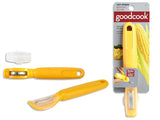 Stainless Steel Corn Stripper Peeler by Good Cook, Yellow