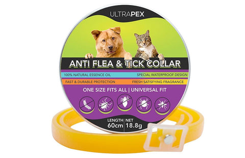 ULTRAPEX Anti Flea & Tick Collar for Dogs and Cats- One Size fits All Universal