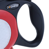 DOGNESS Reflective Retractable Dog Leash, One Button Brake & Lock Anti-Slip Hand,  UpTo 120 lbs, Length 19.6 ft, XL