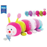 CuddlesMe Pacifier with Detachable Plush ABC Learning Caterpillar