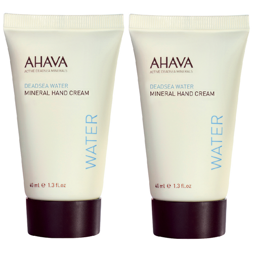 (2 Pack) Ahava MINERAL HAND CREAM Deadsea Water Moisturizing Lotion Travel Size 1.3oz