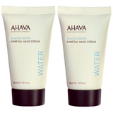 (2 Pack) Ahava MINERAL HAND CREAM Deadsea Water Moisturizing Lotion Travel Size 1.3oz