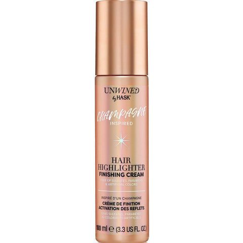 Unwined By Hask Champagne Inspired Hair Highlighter Finishing Cream 3.3 oz