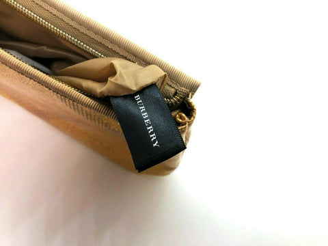 burberry toiletry travel bag Burberry Large Metallic Gold Travel Toiletry Makeup Bag Pouch – DealJock