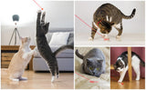 Cat Laser Pointer, Red Light Pointer, Pet Interactive Toy for Cats and Dogs with 3 Modes and USB Recharge