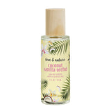 Love & Nature Coconut Vanilla Orchid Vegan Eau de Toilette with Essential Oils, 2 fl oz