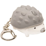 Keygear Hedgehog LED Keychain Purse Backpack Charm with LED Light & Sound Effect