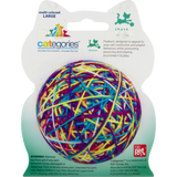 Categories Knitty Kitty Large Multi-Color Yarn Ball Cat Toy with Rattle