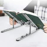 Ergonomic Adjustable Notebook/Laptop Stand, 7 Levels of Height, Easy to Carry, Heat Dissipation Posture
