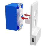 Westek USB Cover Classic Duplex Outlet USB Charging Wall Plate White