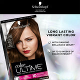 Schwarzkopf Ultime Metallics Permanent Hair Color Cream, 6.86 Sparkly Light Brown
