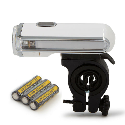 Prospect Park Compact Super Bright LED Bike Light with Blue Side Warning Lights, 3 Light Modes