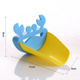 (2 Pack) Water Faucet Sink Handle Extender for Children, Blue & Yellow Crab